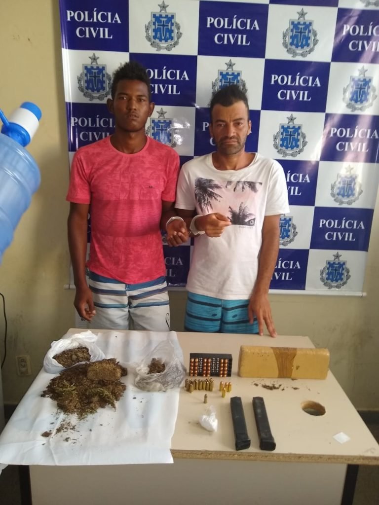 Dupla é presa por tráfico de drogas na zona rural de SAJ