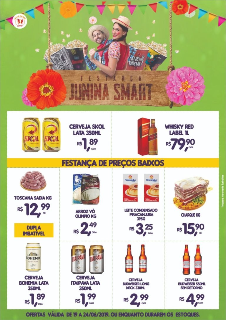 Olha a Oferta! ‘Festança Junina’ do Smart Supermercado derruba preços nas pratilheiras