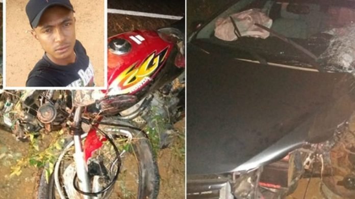 Motociclista morre após colisão com carro na BA-152