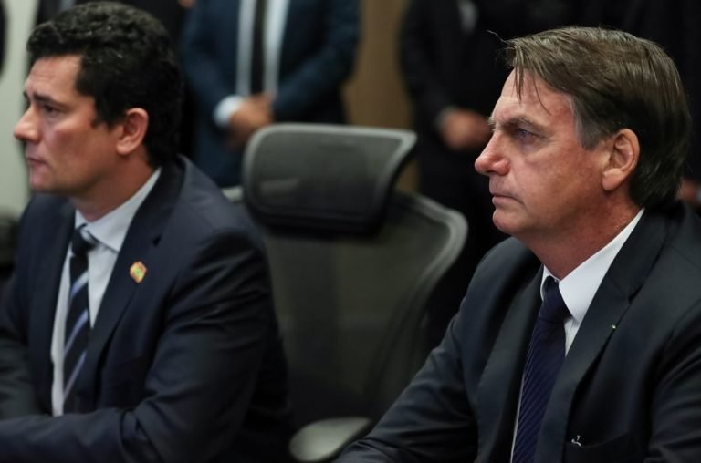‘Nós confiamos irrestritamente no ministro Moro’, diz Bolsonaro