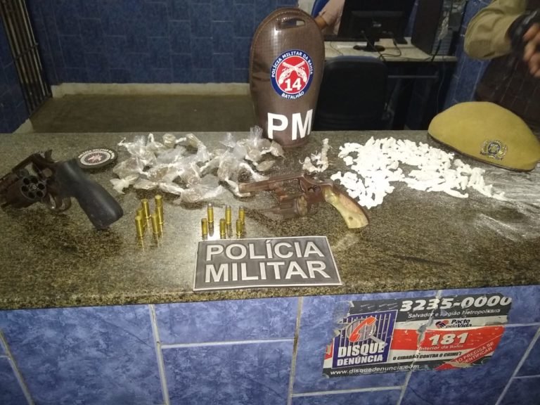 Dois morrem e um fica ferido após confronto com a polícia em Nazaré; armas e drogas são apreendidas