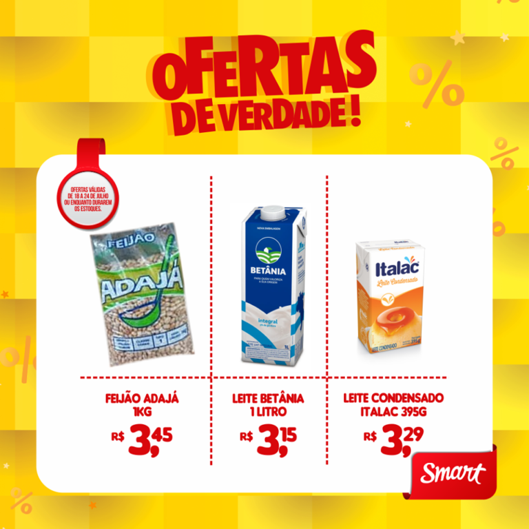 Ofertas de verdade é no Smart Supermercado em Amargosa