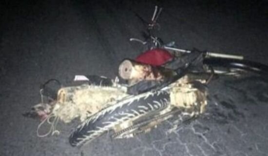 Motociclista morre após colidir com carro de passeio na BR-116