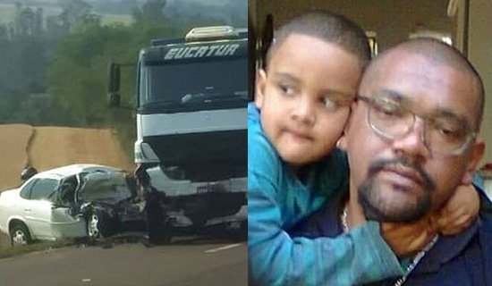 Homem joga carro contra carreta e obriga filho de 9 anos a se despedir da mãe: “Mãe, adeus”