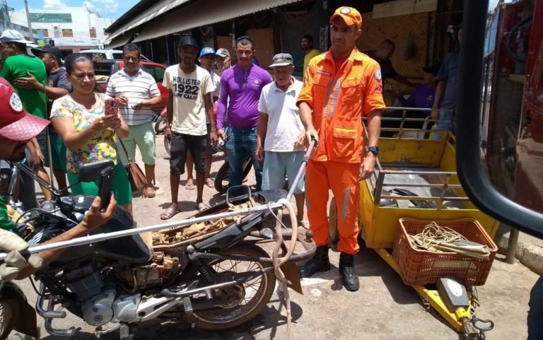 Homem encontra cobra escondida em assento de moto enquanto ele pilotava veículo em Barreiras