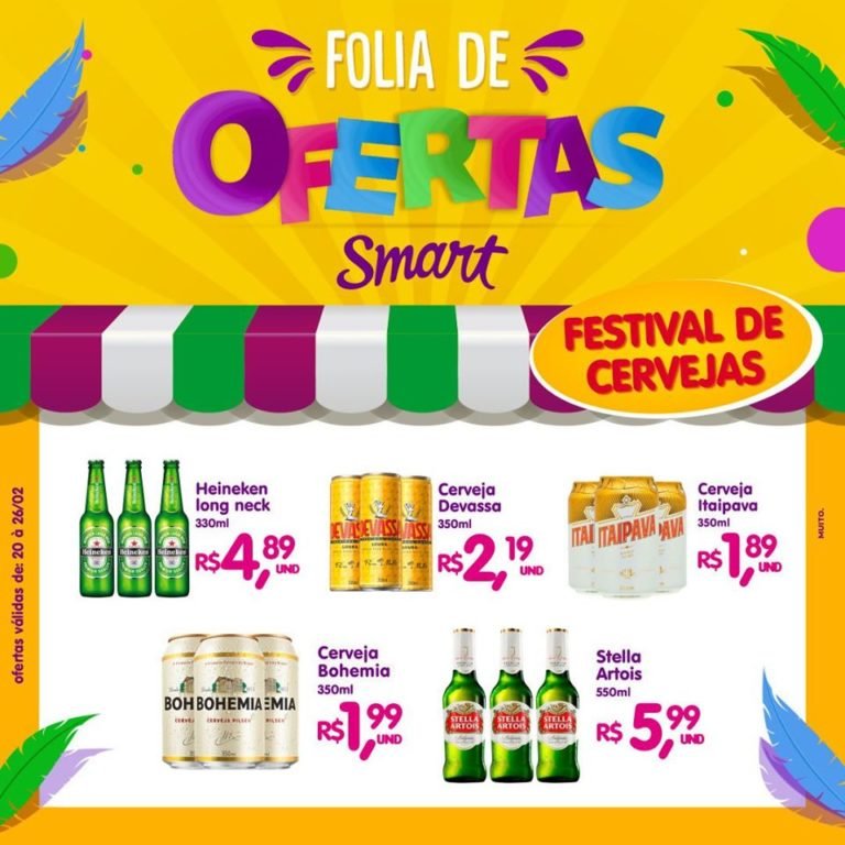 Confira as ofertas que o Smart separou para você nesse Carnaval