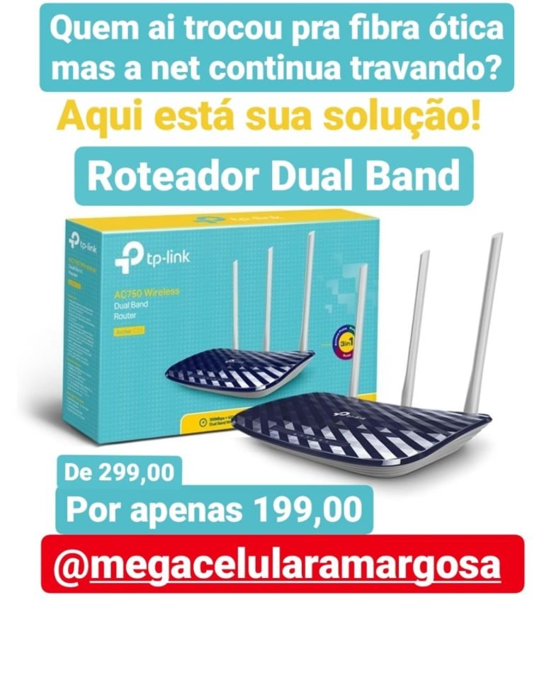 Mega Celular: destrave sua internet com o Roteador Dual Band