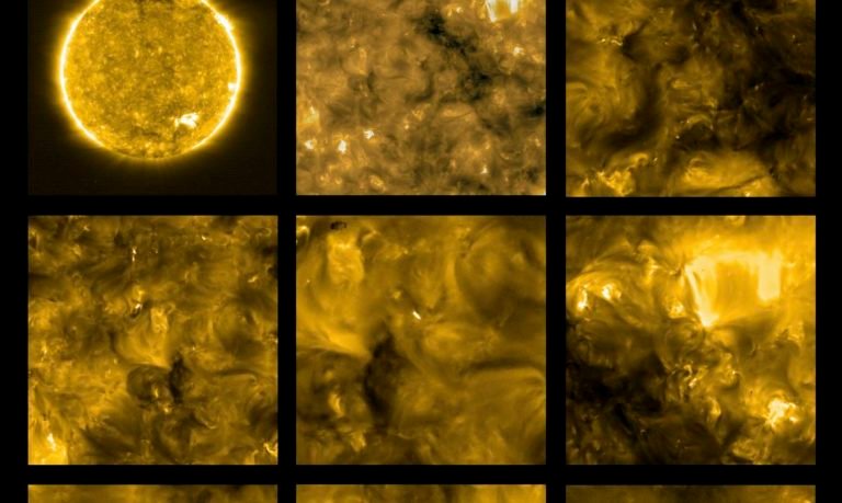 Nasa e Esa divulgam imagens do Sol obtidas pela Solar Orbiter
