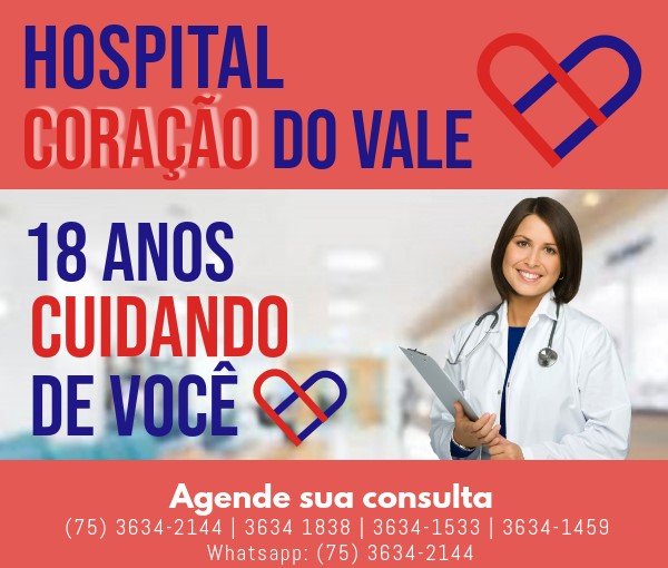 No mês de aniversário do Hospital Coração do Vale quem ganha presente é você!