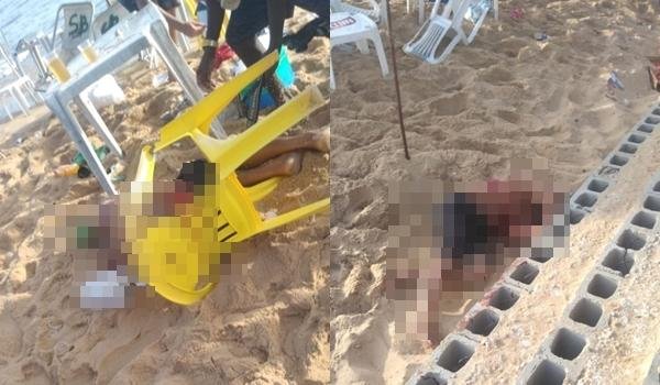 Cinco pessoas são baleadas enquanto tomavam cerveja na praia de Boa Viagem; dois morreram