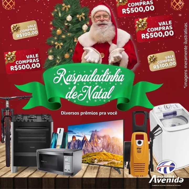 Mega Natal é no Posto Avenida!