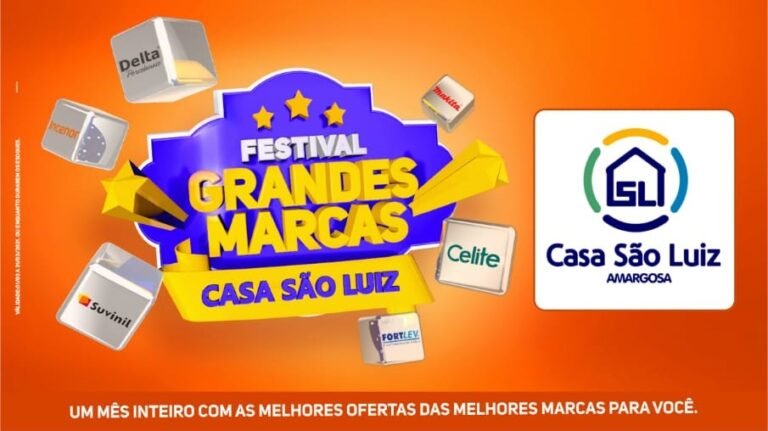 Chegou o Festival das Grandes Marcas Casa São Luiz!