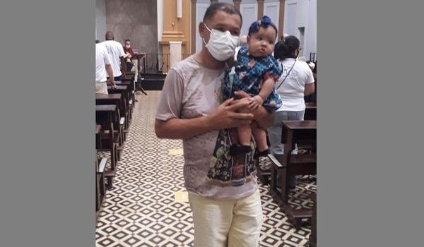 A história do homem que doou parte do fígado e perdeu 14 quilos para ajudar a filha bebê na Bahia