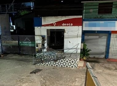 Posto bancário é explodido em Barra de Pojuca nesta quinta