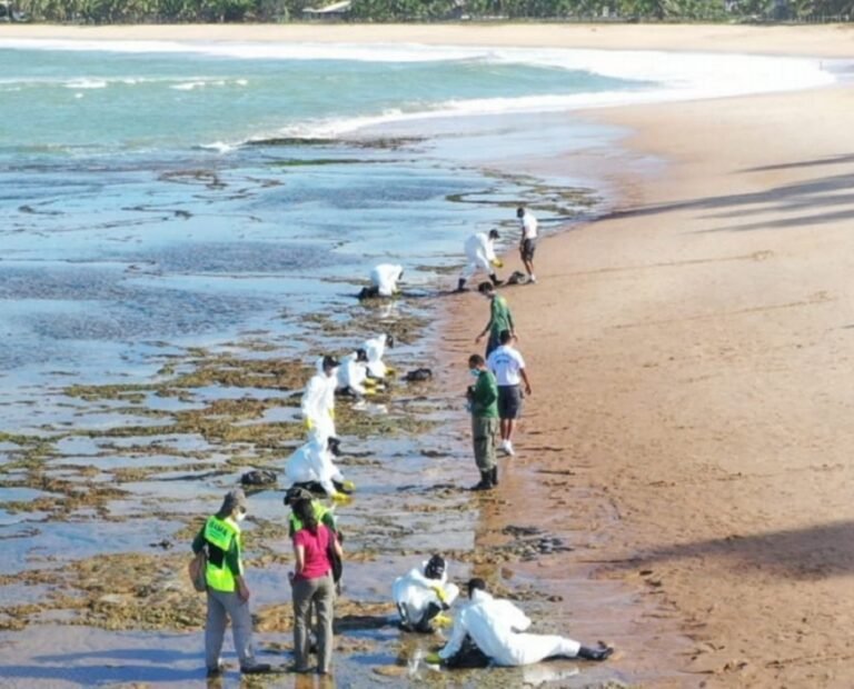 Após dois anos, resíduos de óleo voltam a aparecer no litoral baiano e preocupam órgãos ambientais