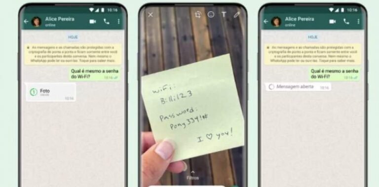 WhatsApp ganha opção para enviar fotos e vídeos que só podem ser visualizados uma vez