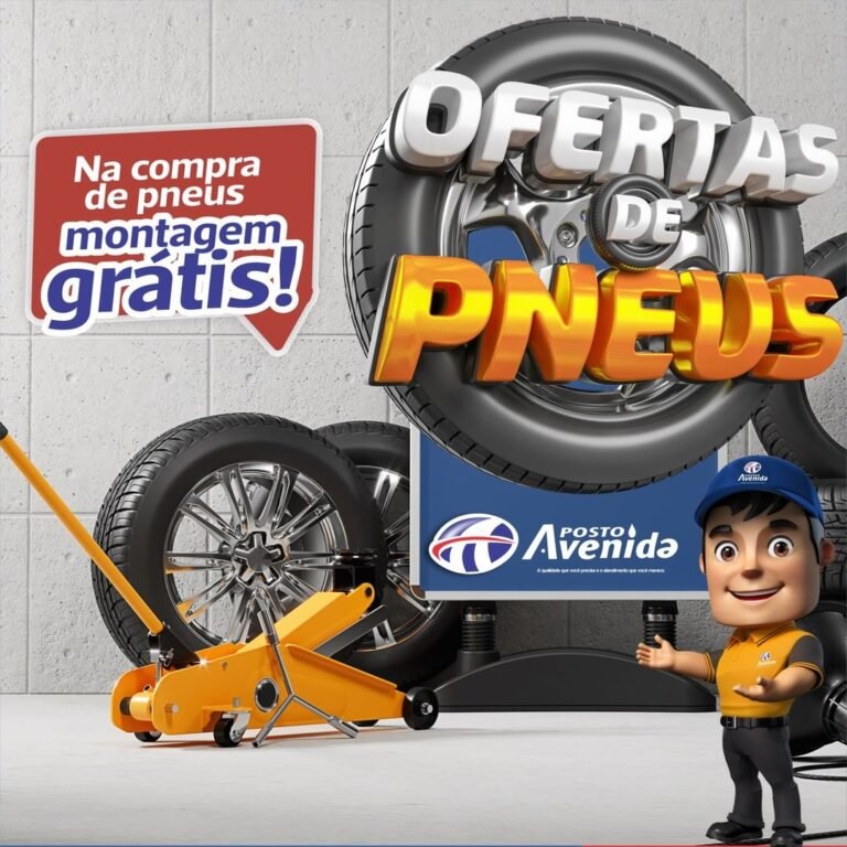 O melhor Pneu com menor preço você encontra no Posto Avenida!