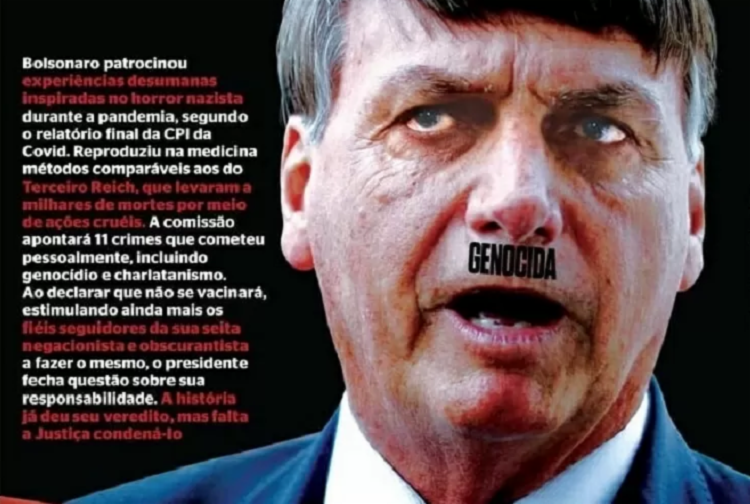 Ministro da Justiça pede que PF investigue revista IstoÉ por capa com crítica a Bolsonaro