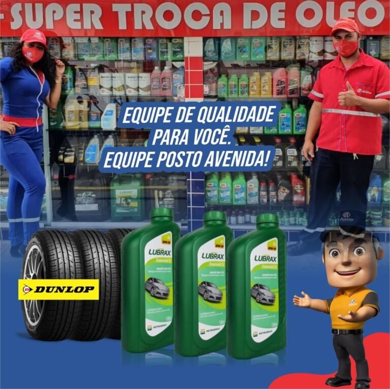 Venha para a Super Troca de Óleo do Posto Avenida!