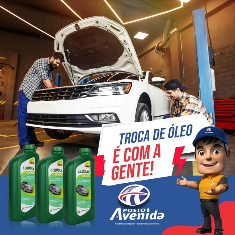 Serviços e produtos de qualidade você só encontra no Posto Avenida!