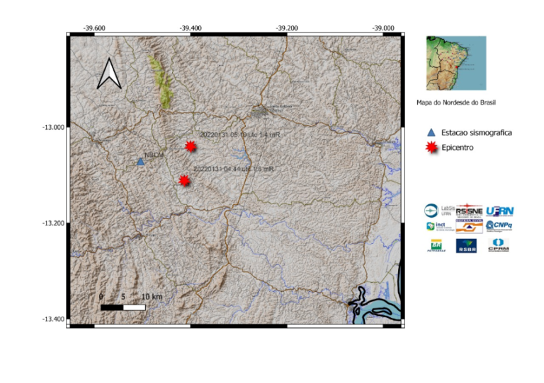 Tremores de terra são registrados em São Miguel e Laje