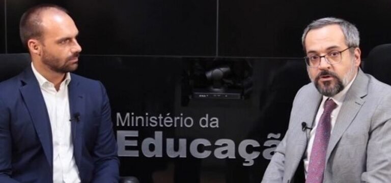 Weintraub dispara contra Eduardo Bolsonaro: “cedo ou tarde irei te encontrar e você não vai gostar”