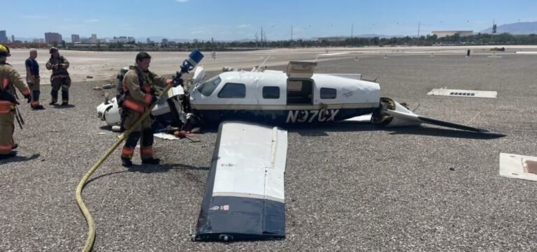 Colisão entre aviões deixa quatro mortos em Las Vegas
