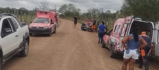 Riachão do Jacuípe: Mãe e filha ficam feridas após capotamento em rodovia