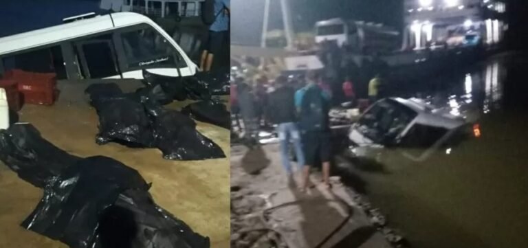 Micro-ônibus cai em rio e deixa ao menos 5 mortos e 1 desaparecido no Pará