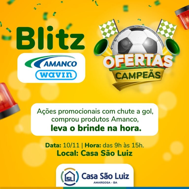 Casa São Luiz promove a ‘Blitz Amanco’ em Amargosa