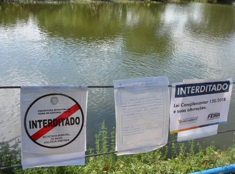 Lagoa é interditada após agente causador da cólera ser identificado em Feira de Santana