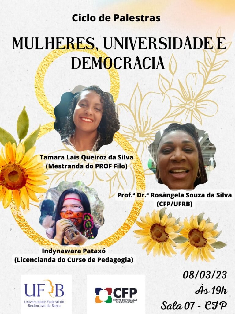 Amargosa: em comemoração ao mês da Mulher, CFP realiza o Ciclo de Palestras Mulheres, Universidade e Democracia