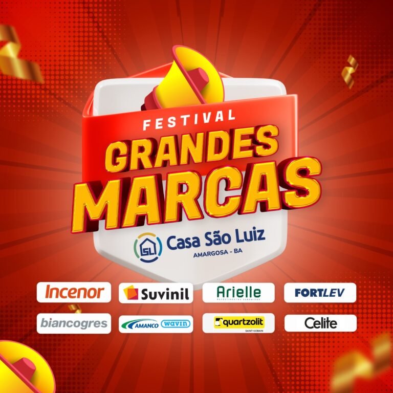 Casa São Luiz realiza “Festival Grandes Marcas” com ofertas imbatíveis para os clientes nesse mês de abril