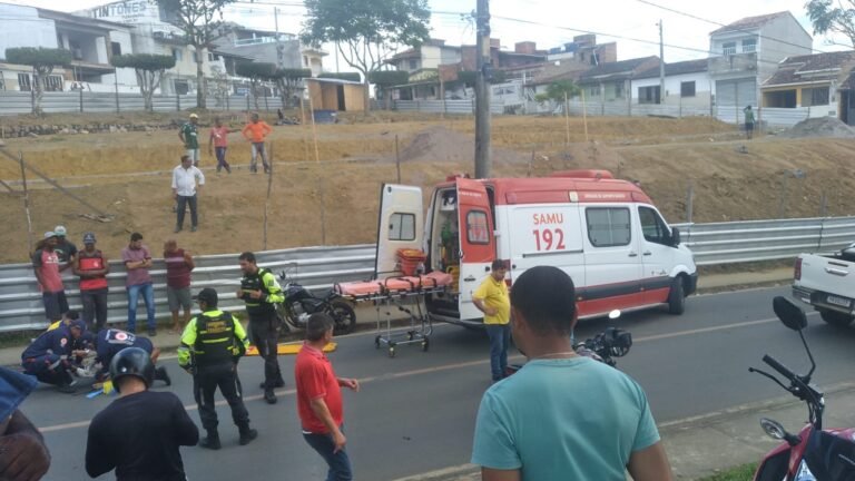 Acidente deixa motociclista ferida na ‘ladeira da UFRB’ em Amargosa
